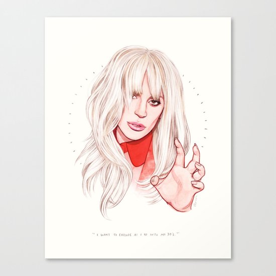 Billboard Woman of the Year Canvas Print