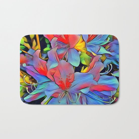 Floral ArtStudio - wonderful flowers Bath Mat