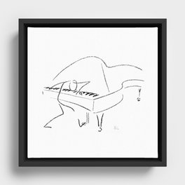 Keith Jarrett – Improvisations in Jazz Framed Canvas