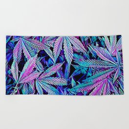 Cannabis Jewels Beach Towel