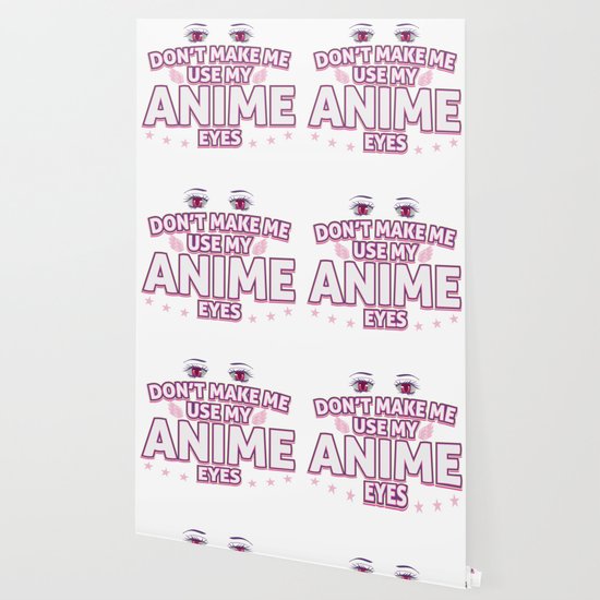 Anime Eyes Kawaii Otaku Manga Comic Aesthetic Gift Wallpaper By