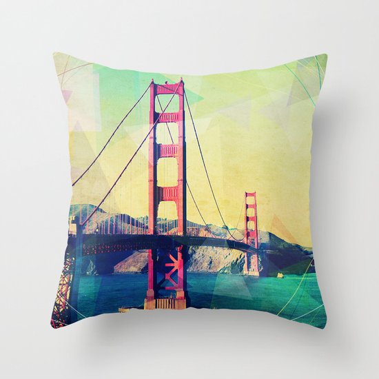 The Bridge Throw Pillow