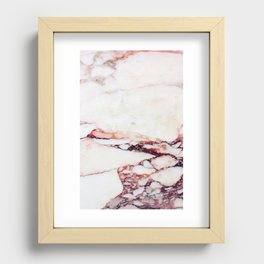 Pink Stone Recessed Framed Print