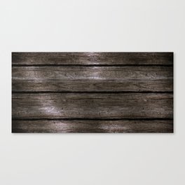 Brown textured wooden surface Canvas Print