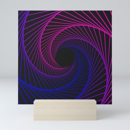 Hexagon of tranquility Mini Art Print