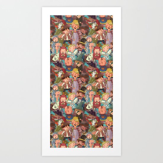 Children in Costume Art Print