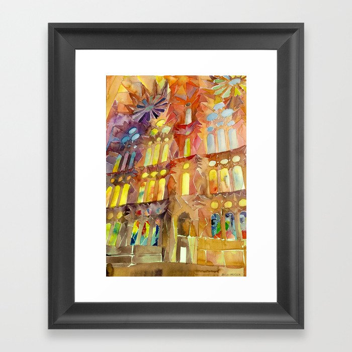 Sagrada Familia Framed Art Print