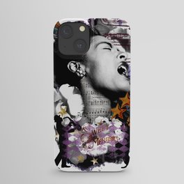 Billie Holiday Art Jazz Singer Powerful Women African American Women Music Art iPhone Case