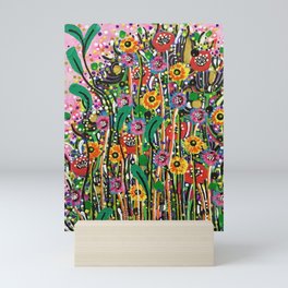 You Can Learn A Lot of Things from the Flowers Mini Art Print