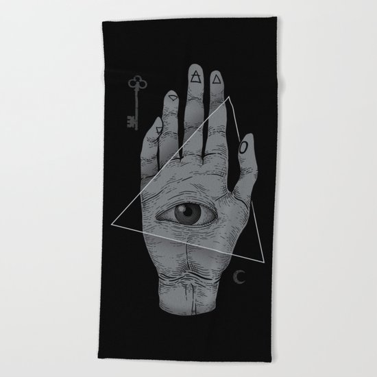 Witch Hand Beach Towel
