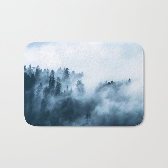 The Wilderness, Foggy Forest Bath Mat