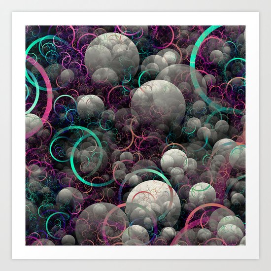Moons Art Print