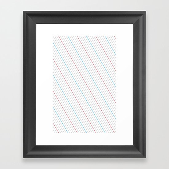 Simple Lines Framed Art Print