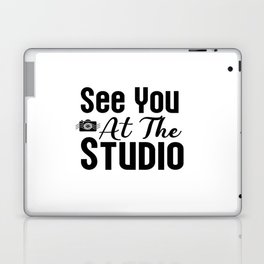See You At The Studio Laptop Skin
