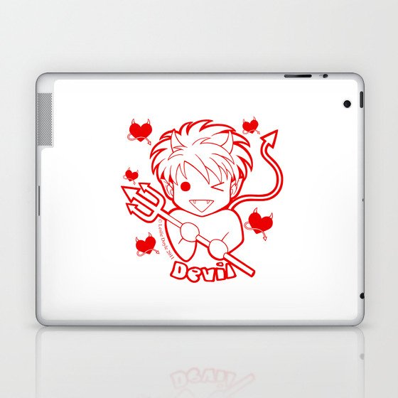 Kawaii Kiddies Cute Devil Laptop & iPad Skin