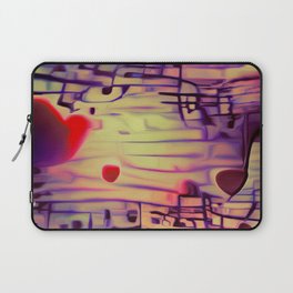 Music Makes My Heart Sing Laptop Sleeve