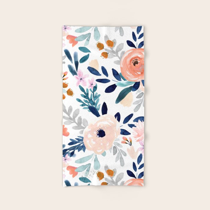 wallpapers Floral Bath Towels jolene floral hand bath towel