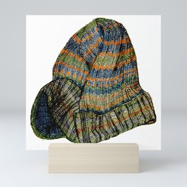 Color Knit Cap Mini Art Print