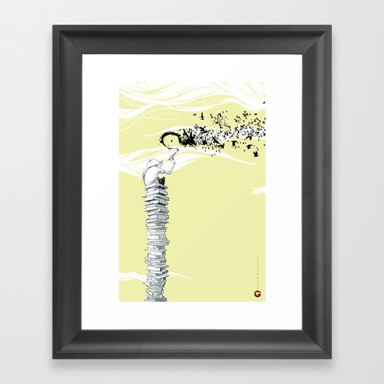 Glue Network Print Series "Education & Arts" Framed Art Print
