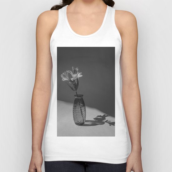 Shadow and flower Unisex Tank Top