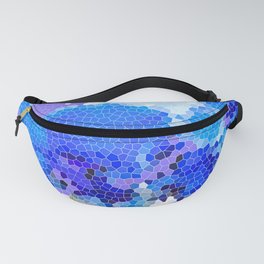 Blue Abstract Fanny Pack
