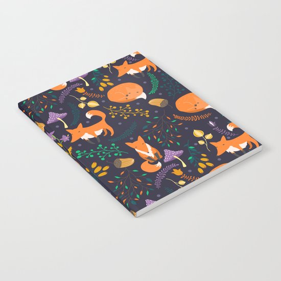 Foxes in magic forest Notebook