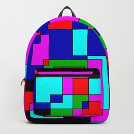 rectangles on black -a- Backpack