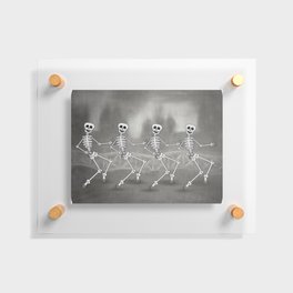 Dancing skeletons II Floating Acrylic Print