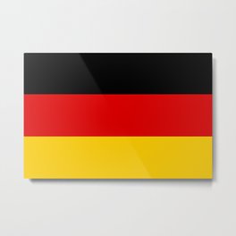 Flag of Germany Metal Print | National, Graphicdesign, Authentic, Germanflag, Bundesflaggeund, Flagofgermany, Germany, German, Flag, Official 