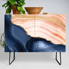 Day And Night Mermaid Marble Credenza