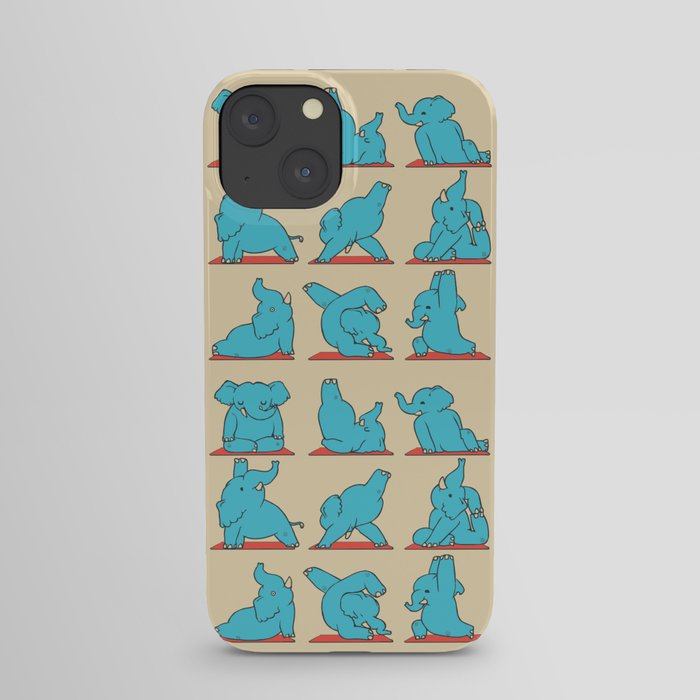 Elephant Yoga iPhone Case