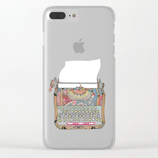 I DON'T KNOW WHAT TO WRITE YOU Clear iPhone Case