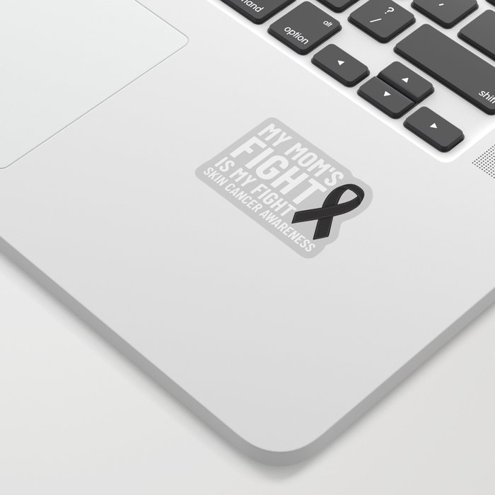 Melanoma Skin Cancer Black Ribbon Treatment Sticker