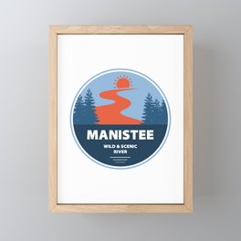 Manistee Wild And Scenic River Framed Mini Art Print