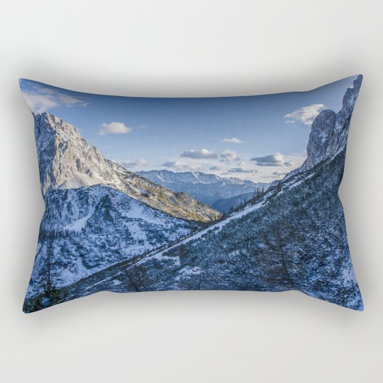 Cold Mountains Rectangular Pillow