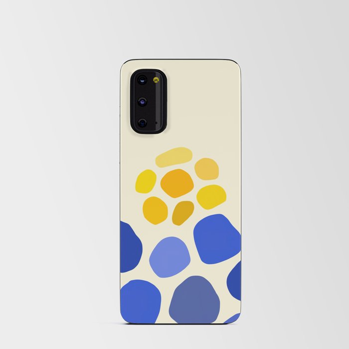 Minimalist sunset stones composition 1 Android Card Case