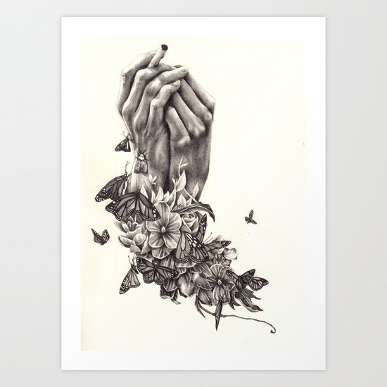 Pray for Nature Art Print