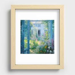 Where the Flowers Bloom  Recessed Framed Print
