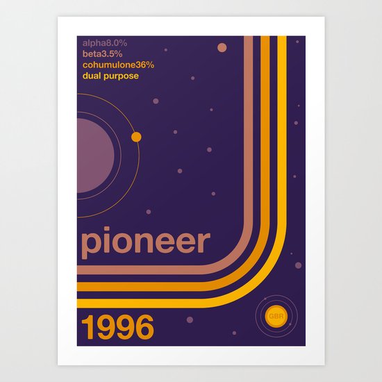 pioneer single hop Art Print