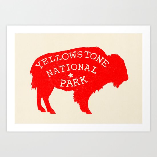Yellowstone National Park Art Print