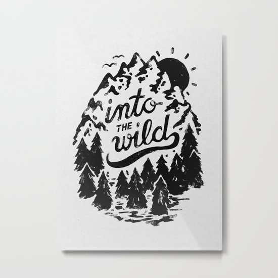 Into The Wild Metal Print