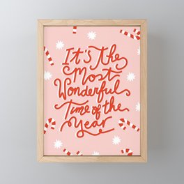 Its the Most Wonderful Time of the Year Framed Mini Art Print