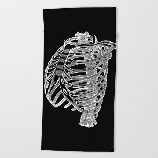 Ribcage Beach Towel