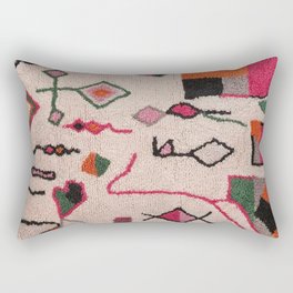 Heritage Oriental Moroccan Berber Design Rug Rectangular Pillow