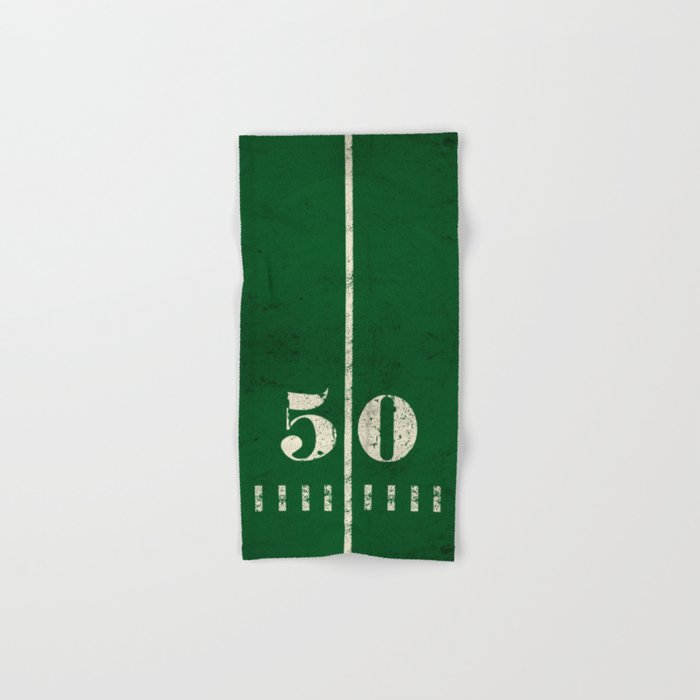 50 Yard Football Hand Bath Towel By Dellan Society6