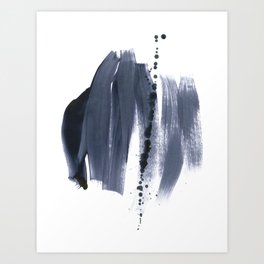 brush strokes 10 Art Print