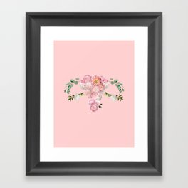 Floral Womb Framed Art Print