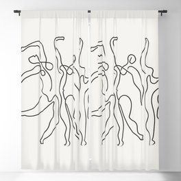 Three Dancers by Pablo Picasso Blackout Curtain
