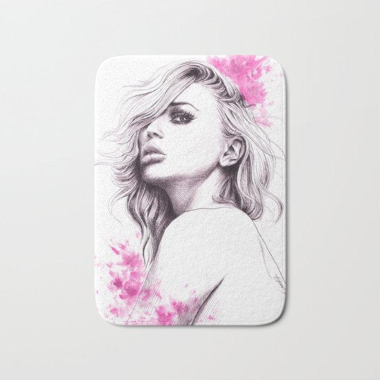 Pink Bath Mat
