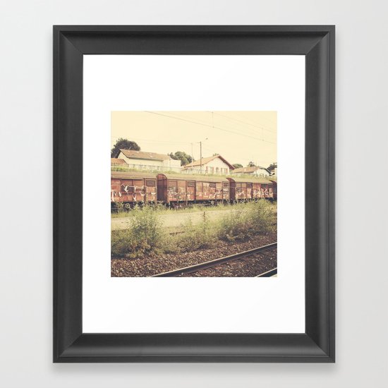 France Framed Art Print